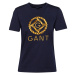 TRIČKO GANT ROPE ICON SS T-SHIRT modrá