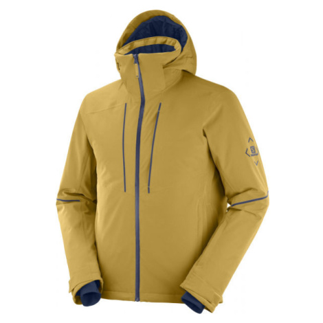 Salomon EDGE JACKET M Pánská lyžařská bunda, žlutá, velikost