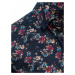 Dstreet Černá bavlněná košile s květinovým vzorem