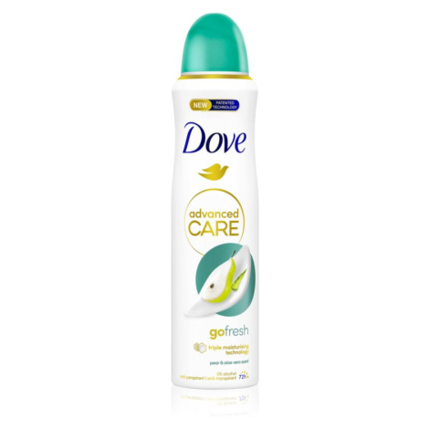 Dove Advanced Care Antiperspirant antiperspirant ve spreji 72h Pear & Aloe 150 ml