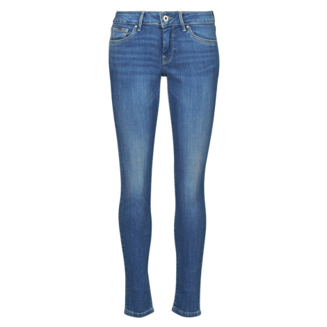 Pepe jeans SKINNY JEANS LW Modrá