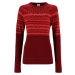 Kari Traa Silja Long Sleeve Baselayer - 100% Merino Wool červená
