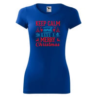 DOBRÝ TRIKO Dámské tričko Keep calm Christmas