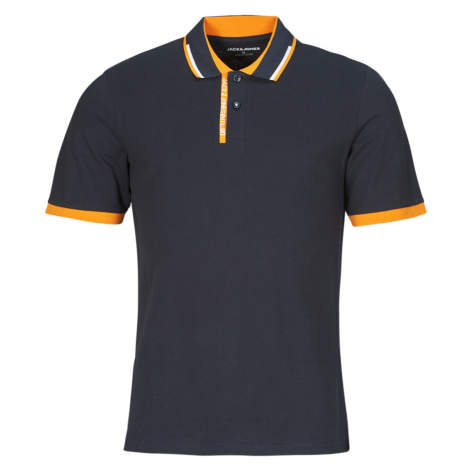 Jack & Jones JJSTEEL POLO SS Tmavě modrá