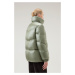 Bunda woolrich aliquippa puffer jacket šedá