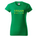 DOBRÝ TRIKO Dámské tričko s potiskem Vegan symboly Barva: Limetková