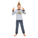 Chlapecké pyžamo Cornette 477/126 Kids Team | melanž