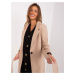 Melanžový dámský kabát na knoflíky TW-PL-BI-5312-1.31