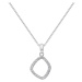 Hot Diamonds Nadčasový stříbrný náhrdelník s briliantem a topazy Behold DP829 (řetízek, přívěsek