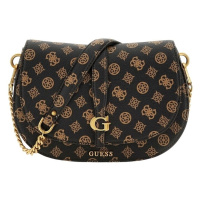 Guess KUBA TRI CMPT FLAP SHLDR BAG Hnědá