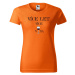 DOBRÝ TRIKO Dámské narozeninové tričko Více VÍNA Barva: Oranžová