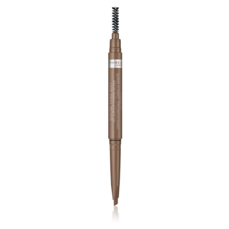 Rimmel Brow This Way tužka na obočí s kartáčkem 2 v 1 odstín 001 Blonde 0,25 g
