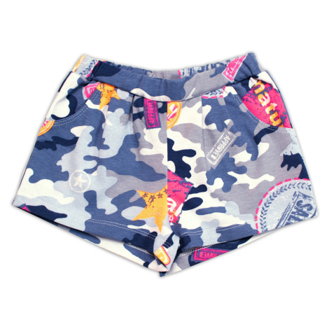 Dívčí kraťasy s kapsami, bavlna Army,, modré, vel. 92