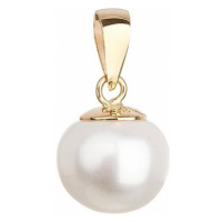 EVOLUTION GROUP 924001.1 bílá dekorovaní pravou perlou AAA8-8,5 (Au585/1000, 1,5 g)