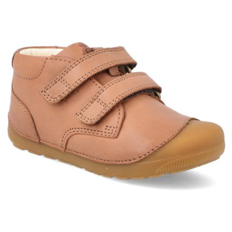 Barefoot dětské kotníkové boty Bundgaard - Petit hnědé