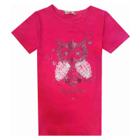 Dívčí triko - KUGO S3228, růžová Barva: Růžová