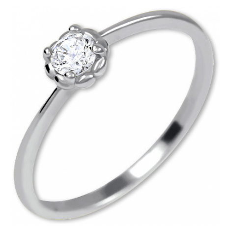 Brilio Silver Stříbrný prsten s krystalem 426 001 00538 04