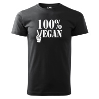 DOBRÝ TRIKO Pánské tričko 100% vegan s bílým potiskem