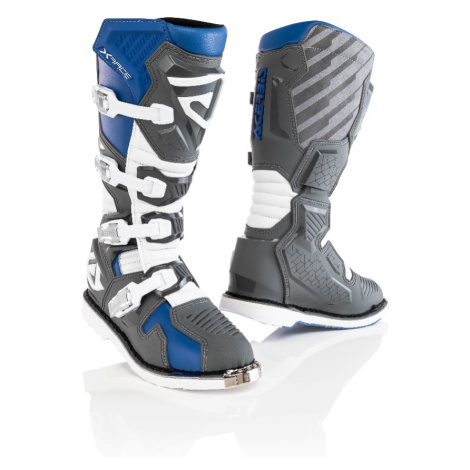 ACERBIS X-RACE motokros boty modrá/šedá