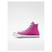 Tmavě růžové dámské kotníkové tenisky Converse