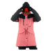 Zimní snowboardová dámská bunda Horsefeathers Clarise - růžová, černá