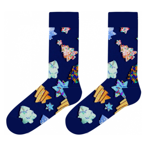 Pánské ponožky John Frank JFLSFUN-CH21 SUGAR | modrá