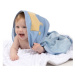 Canpol babies Měkká osuška s kapucí ROYAL BABY modrá, 85 x 85 cm