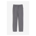 H & M - Úzké keprové kalhoty - šedá