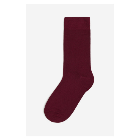 H & M - Ponožky z jemného úpletu - červená H&M