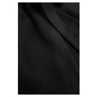 Klasický černý dámský kabát s vlny model 16147898 - ROSSE LINE