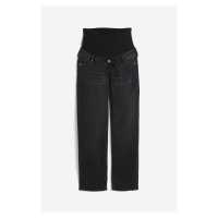 H & M - MAMA Straight High Jeans - šedá