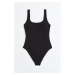 H & M - Jednodílné plavky's vyztuženými košíčky - černá