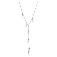 Preciosa Ocelový náhrdelník s krystaly Crystal Rain 7265 00