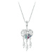 GRACE Silver Jewellery Stříbrný náhrdelník Lapač snů - stříbro 925/1000 NH-SCN519/83 Stříbrná 45