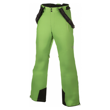 ALPINE PRO MOLINI 2 Pánské lyžařské kalhoty MPAH061528 zelená
