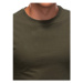 Deoti Pánské Basic tričko s dlouhým rukávem Fuerza olivová Zelená