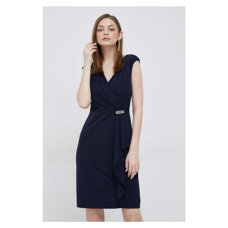 Šaty Lauren Ralph Lauren tmavomodrá barva, mini, 253906356
