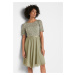 Bonprix BPC SELECTION šifonové šaty s krajkou Barva: Zelená, Mezinárodní