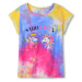 Dívčí triko - KUGO TM7217, modrá/ růžová/ žlutá Barva: Mix barev