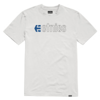 Etnies pánské tričko Ecorp White/Blue/Black | Bílá