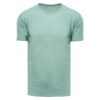 Pánské světle zelené vzorované tričko Dstreet