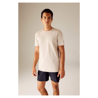 DeFactoFit Standard Fit potištěné tričko ze 100% bavlny
