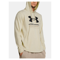 Under Armour Mikina UA Rival Terry Graphic Hood-BRN - Pánské