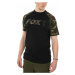 Fox Fishing Tričko Raglan T-Shirt Black/Camo