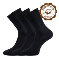 LONKA® ponožky Bioban BIO bavlna tmavě modrá 3 pár 100208