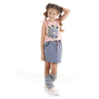 mshb&g Panda Milkshake Girl's T-shirt Skirt Set