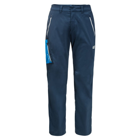 Pánské kalhoty Jack Wolfskin Overland Pants Thunder Blue