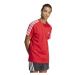 adidas 3-STRIPES TEE Pánské tričko, červená, velikost