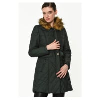 Z6430 DEWBERRY LADIES' COAT-GREEN