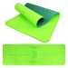 Lifefit YOGA MAT LOTOS DUO, 183x58x0,6cm, zelená